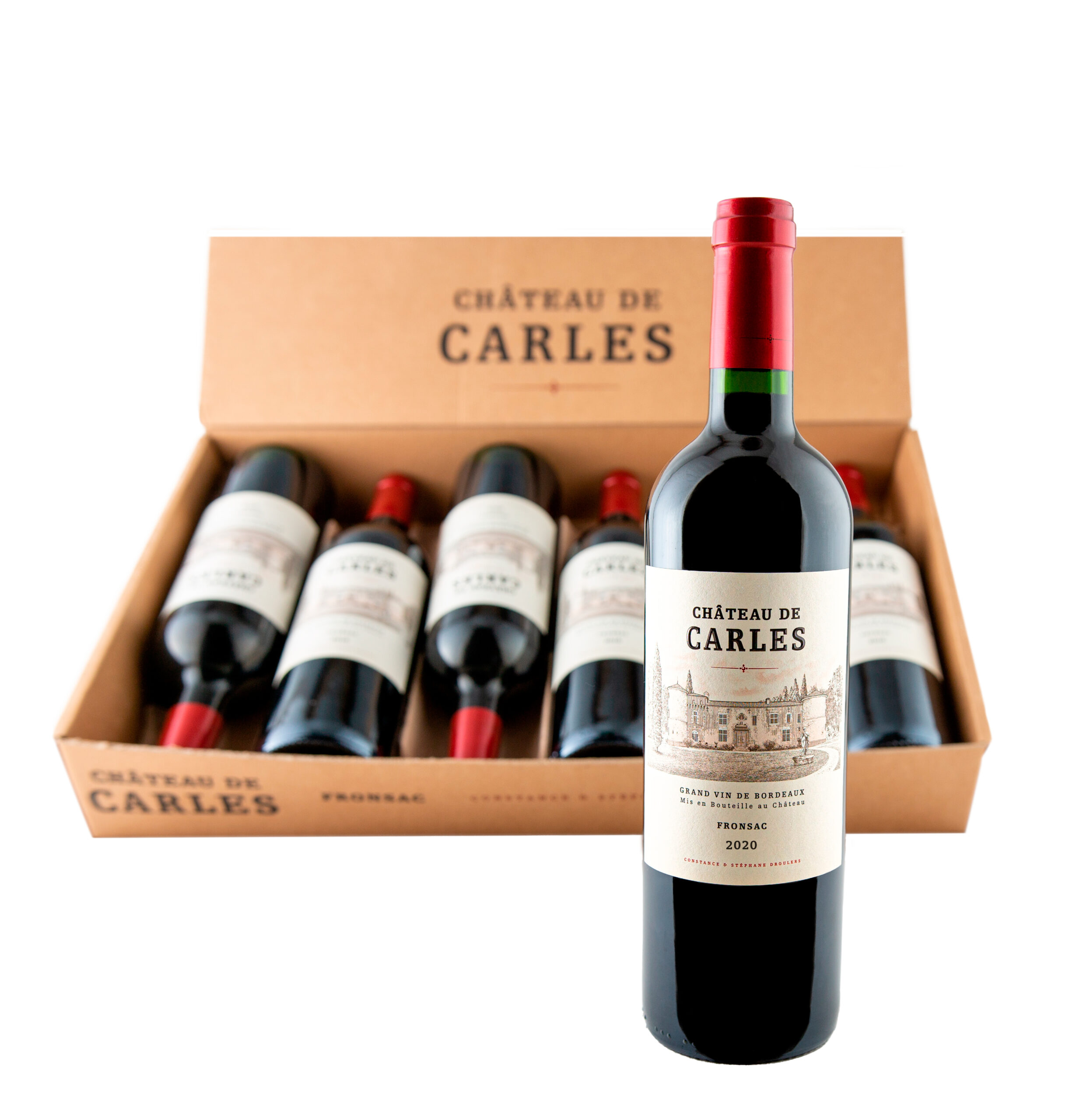 Fiche technique du Château de Carles, appellation Fronsac contrôlée, vin  rouge du Bordelais. Code SAQ: 11378439